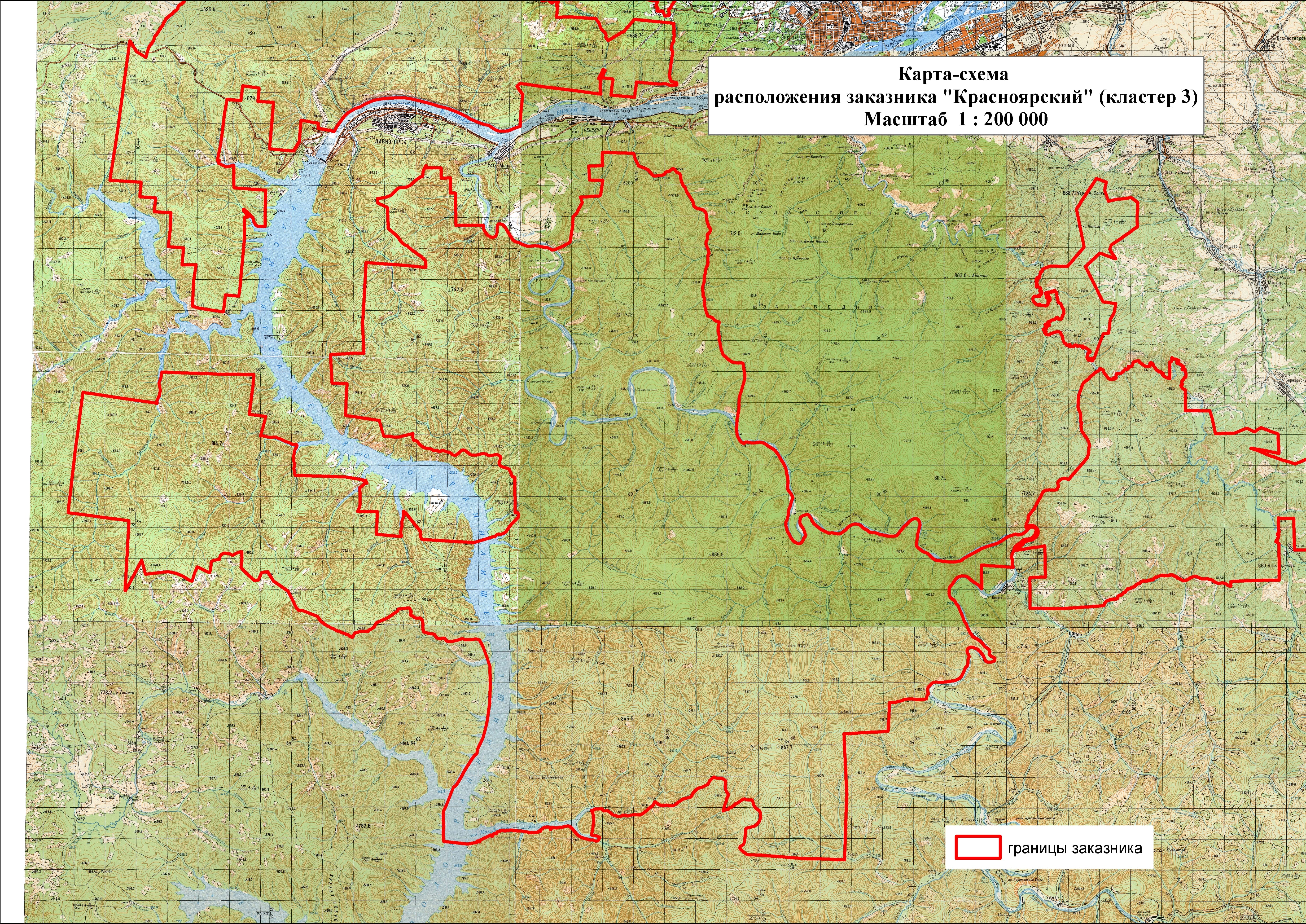 Карта охотугодий красноярского края партизанского района